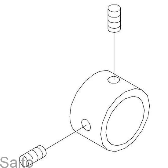 Picture of SHUTTLE DRIVER SHAFT SINGER 1507, 1525, 1748,