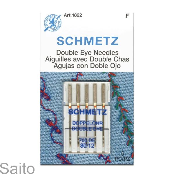 Picture of SCHMETZ NEEDLE DOUBLE EYE NEED